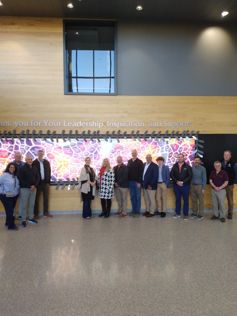Officers of the North American Meat Institute pose for a photo in the MSABD lobby.