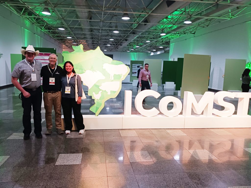 Pat, Adam, and Dr. Claus at ICoMST.