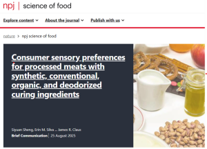MSABD Dissertation Research Featured on the Cover of npj Science of Food